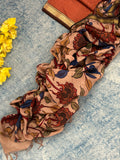 Handwoven Handcrafted Kalamkari Kurta Dupatta Set