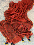 Handblock Ajrakh Kota Dupatta