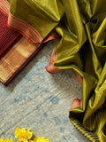 Handwoven Maheshwari Kurta Dupatta Set