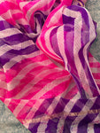 Handcrafted Tie-Dye Silk Kota Doria Dupatta