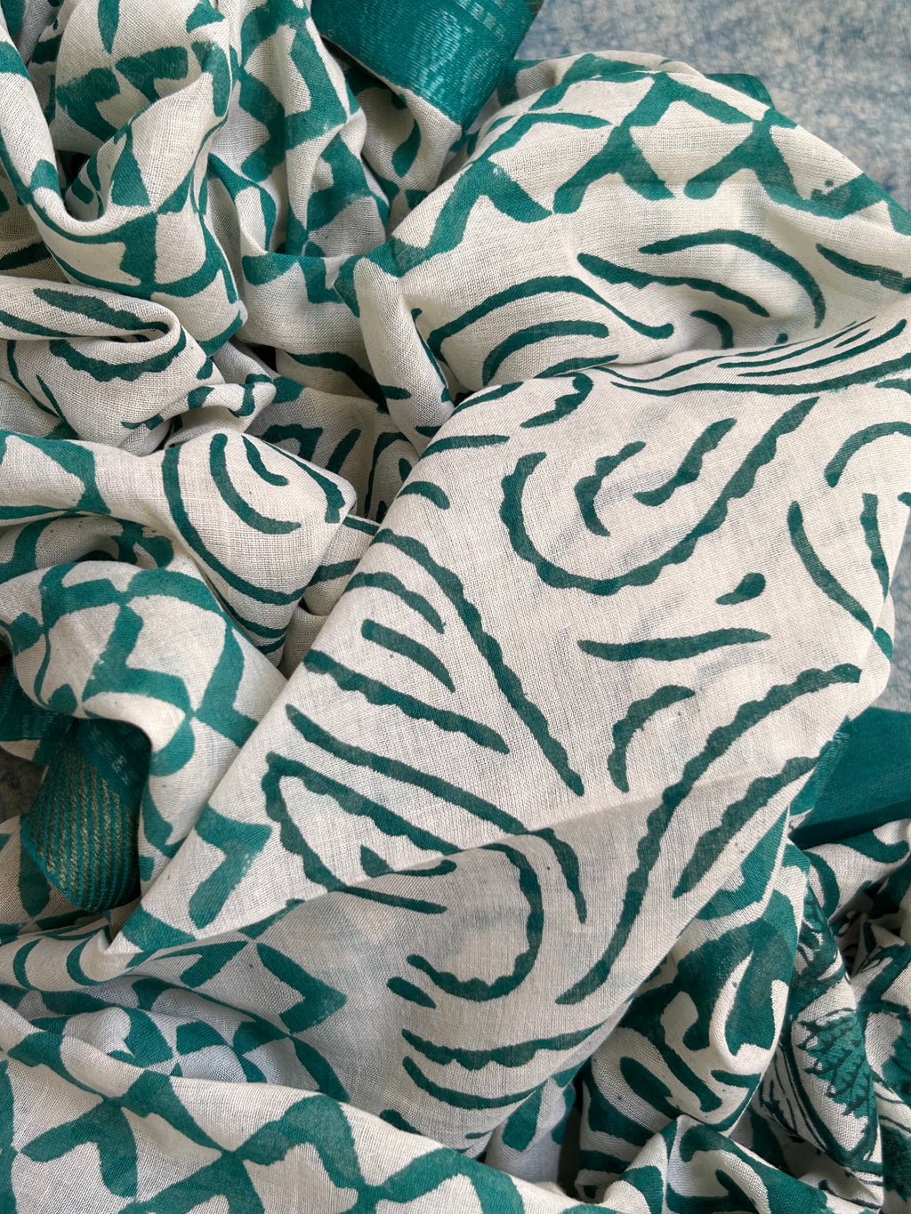 Handblock Cotton Suit