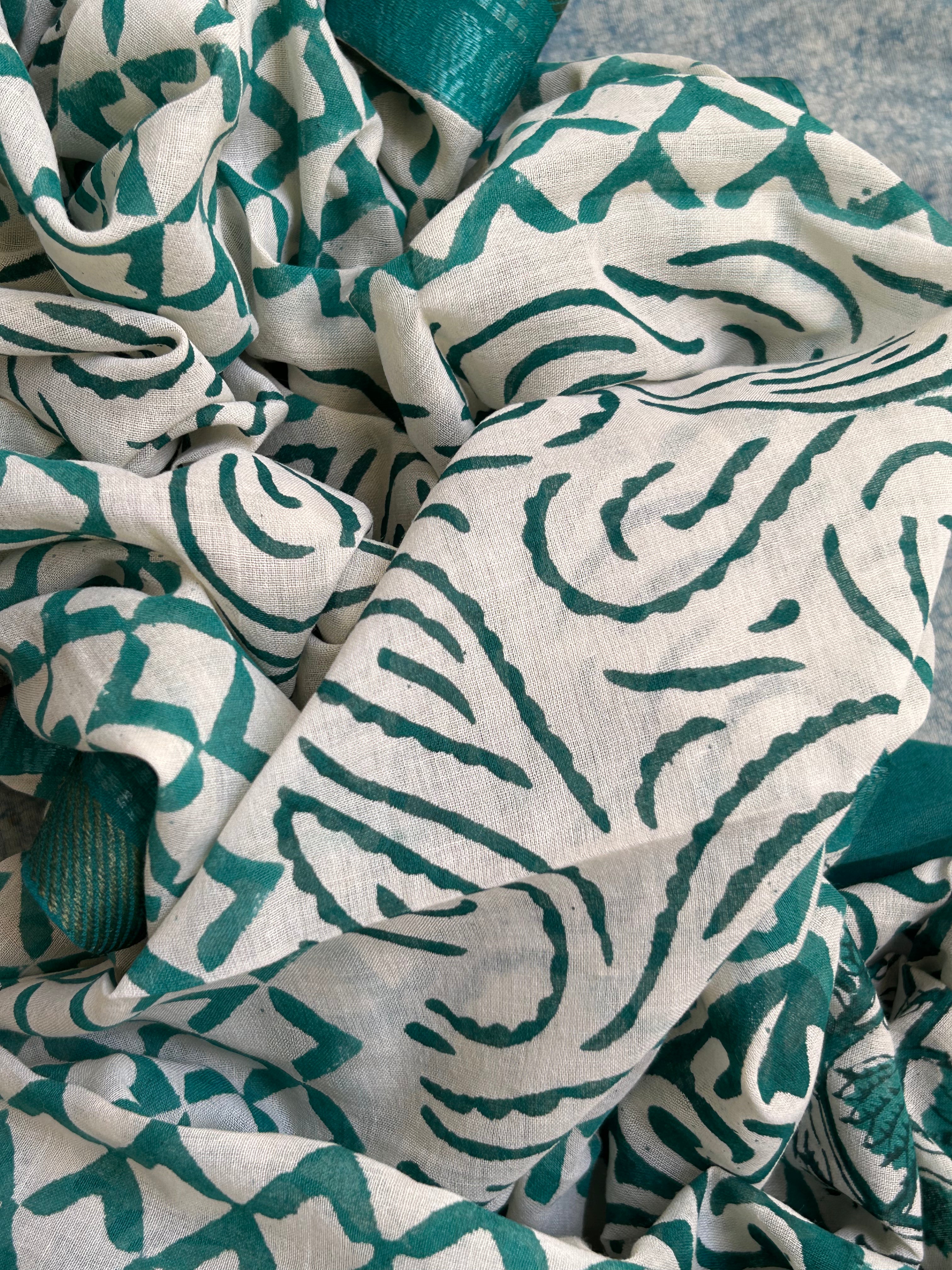 Handblock Cotton Suit