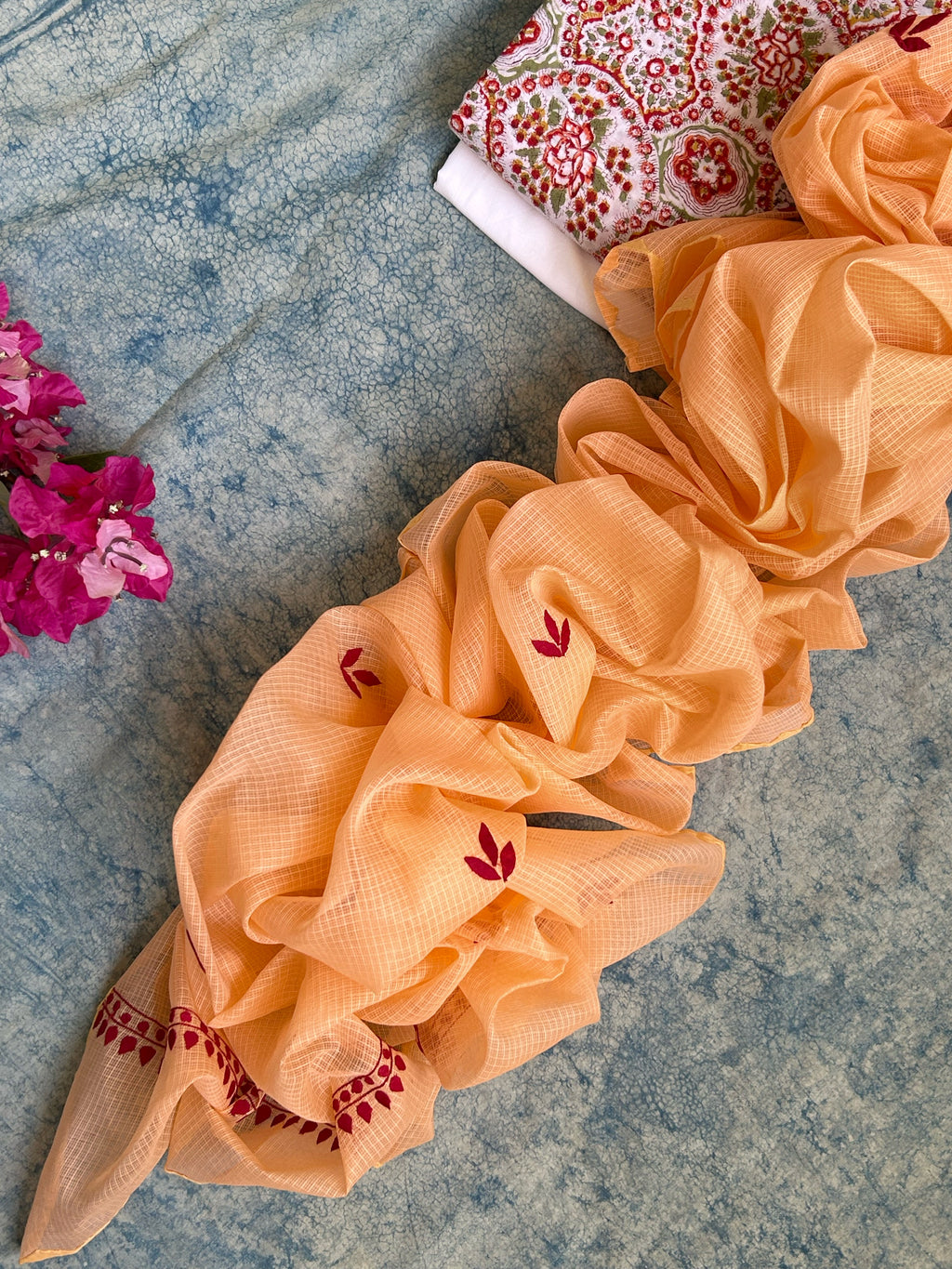 Handblock Handdone Applique Cotton Kota Suit