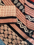 Handblock Printed Mul Cotton Saree