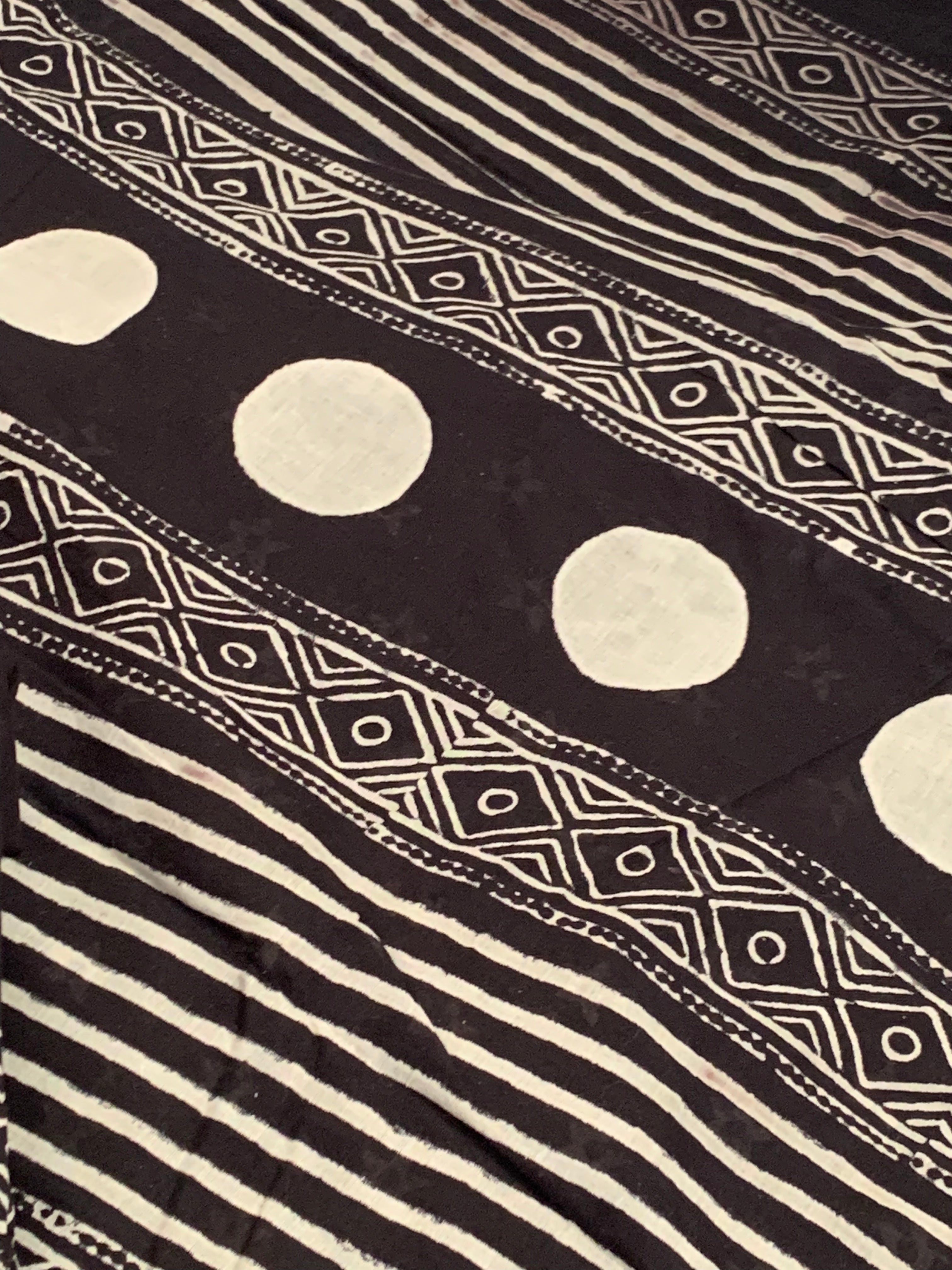 Handblock Printed Mul Cotton Saree