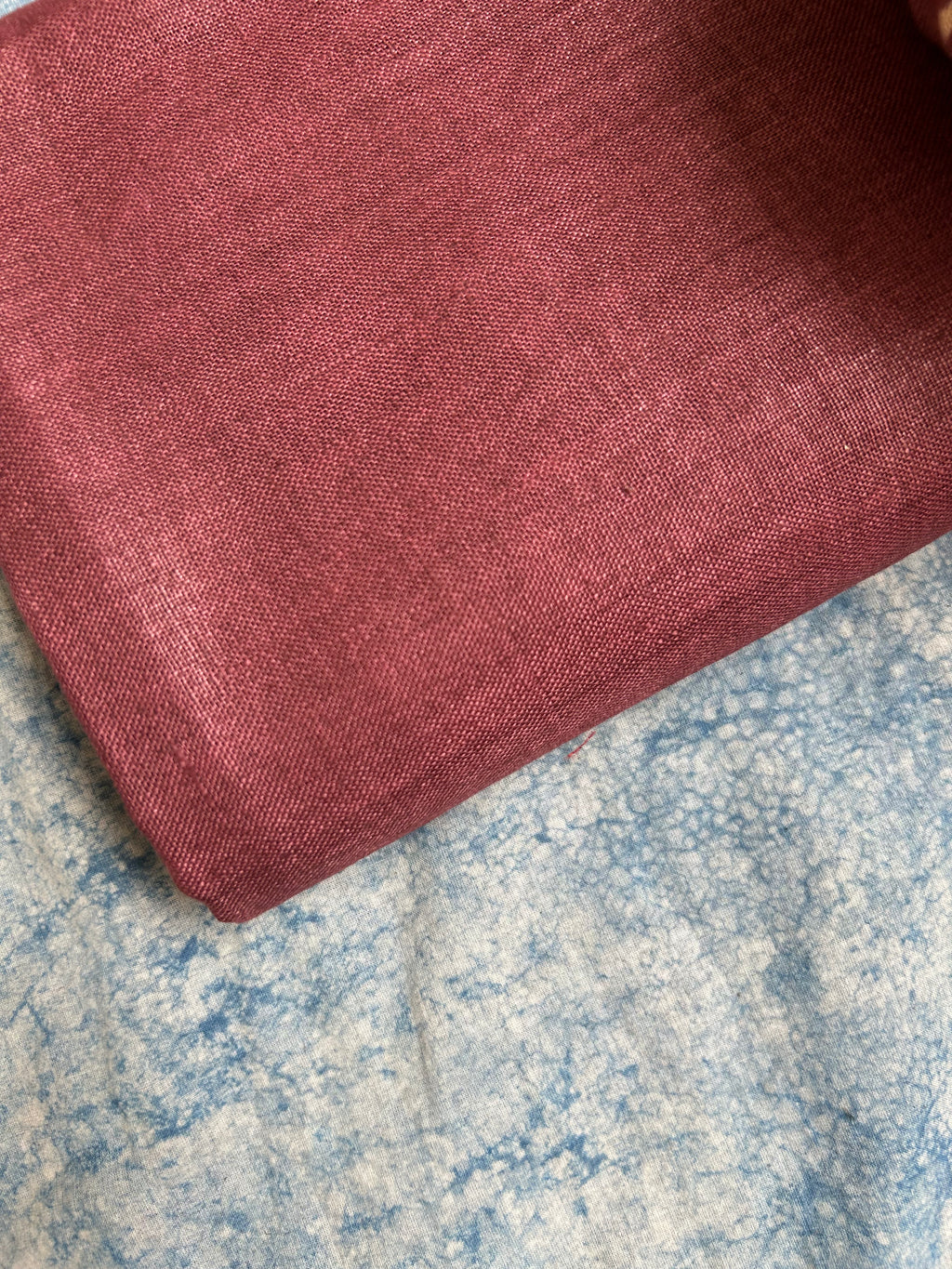 Handcrafted Linen Kurta Dupatta Set