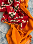 Handwoven Double Ikat Kurta Dupatta Set