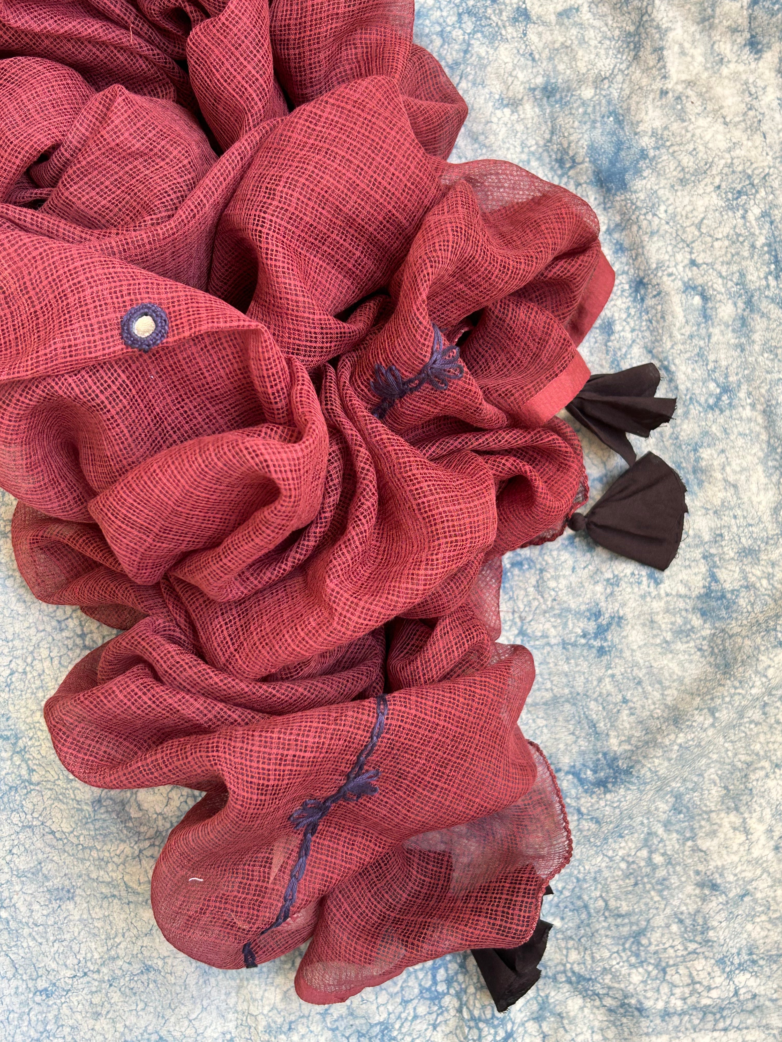 Natural Dyes Handcrafted Ajrakh Kota Suit
