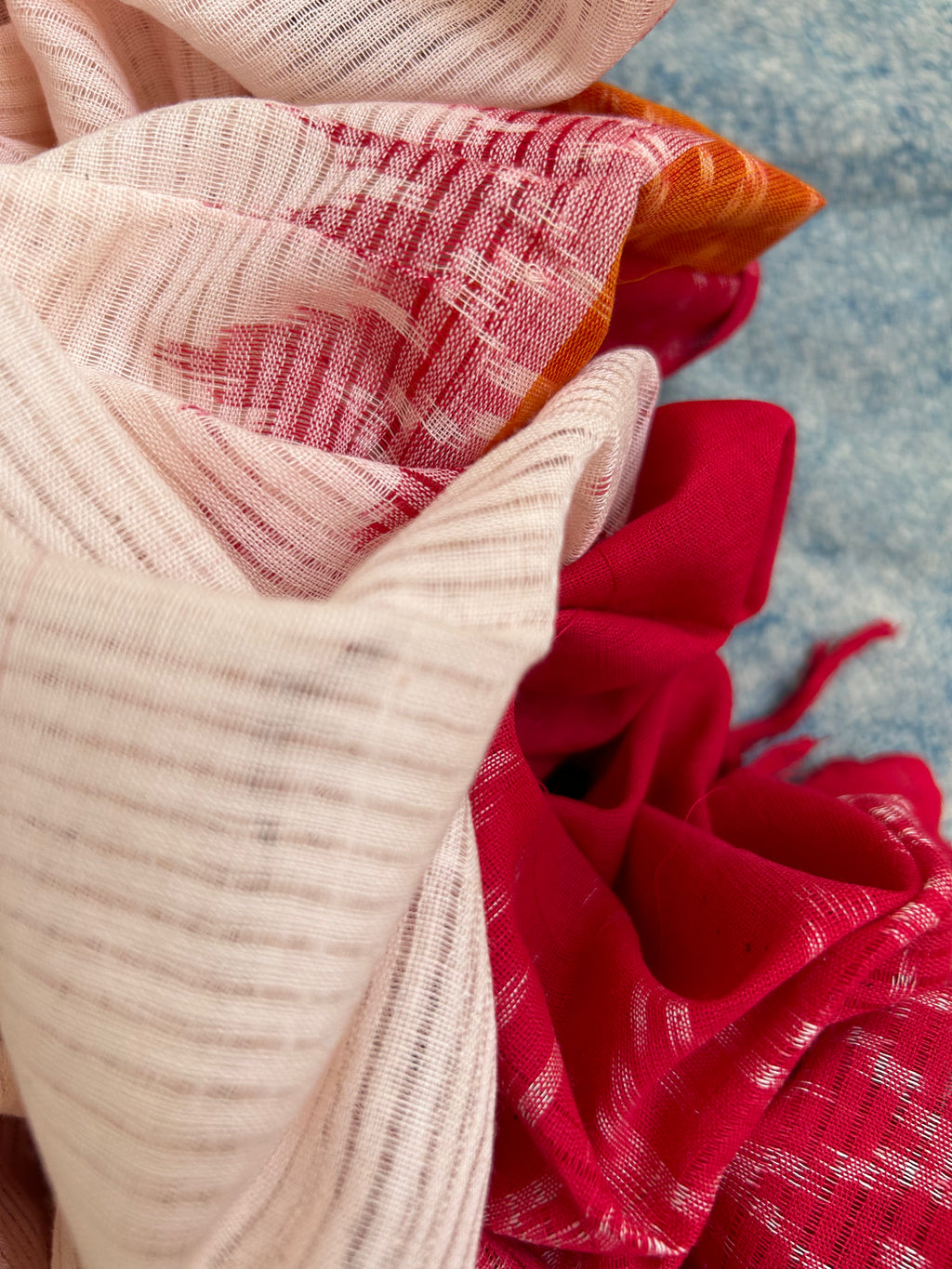 Handwoven Double Ikat Kurta Dupatta Set