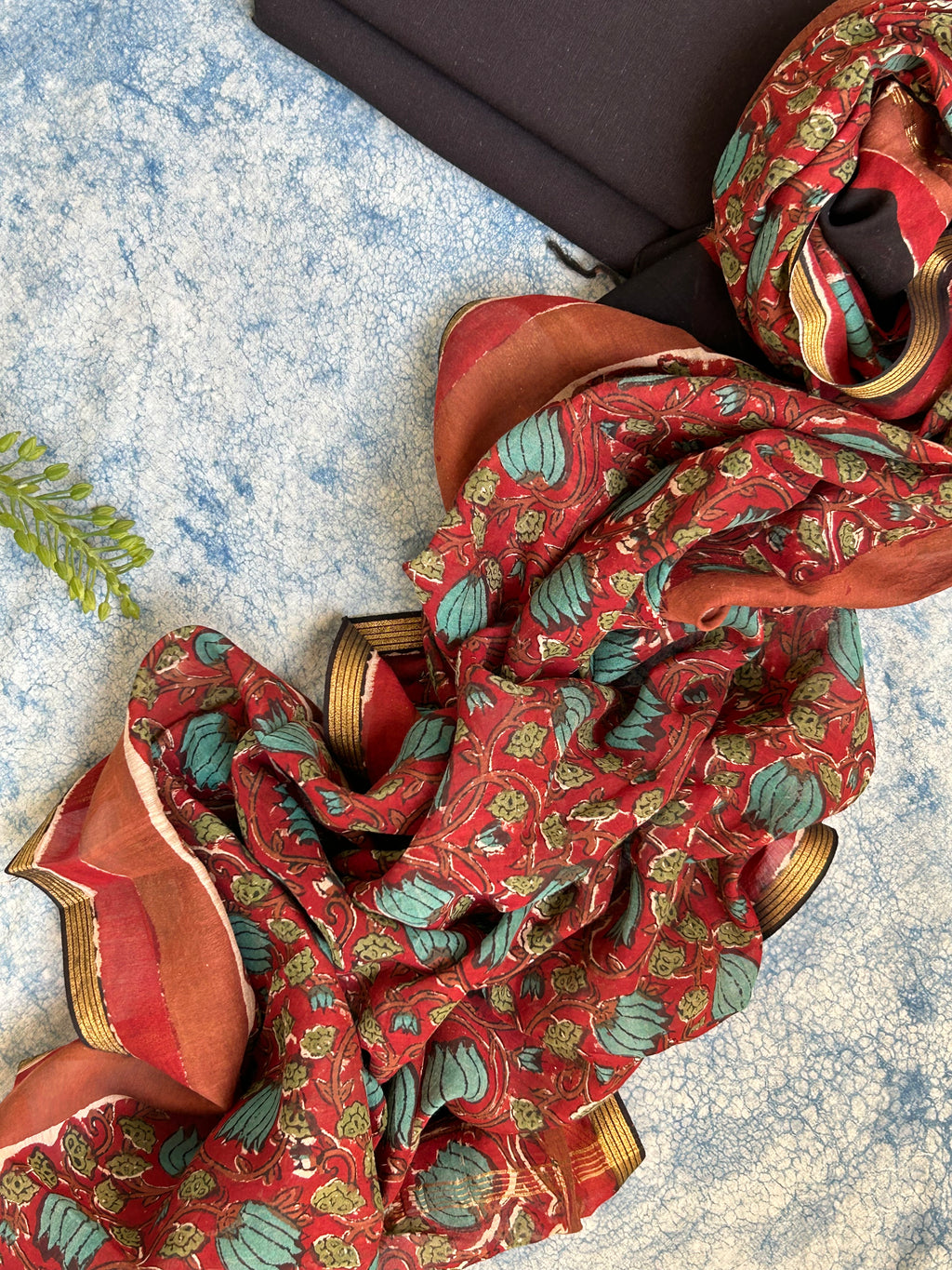 Handcrafted Cotton Chanderi Suit