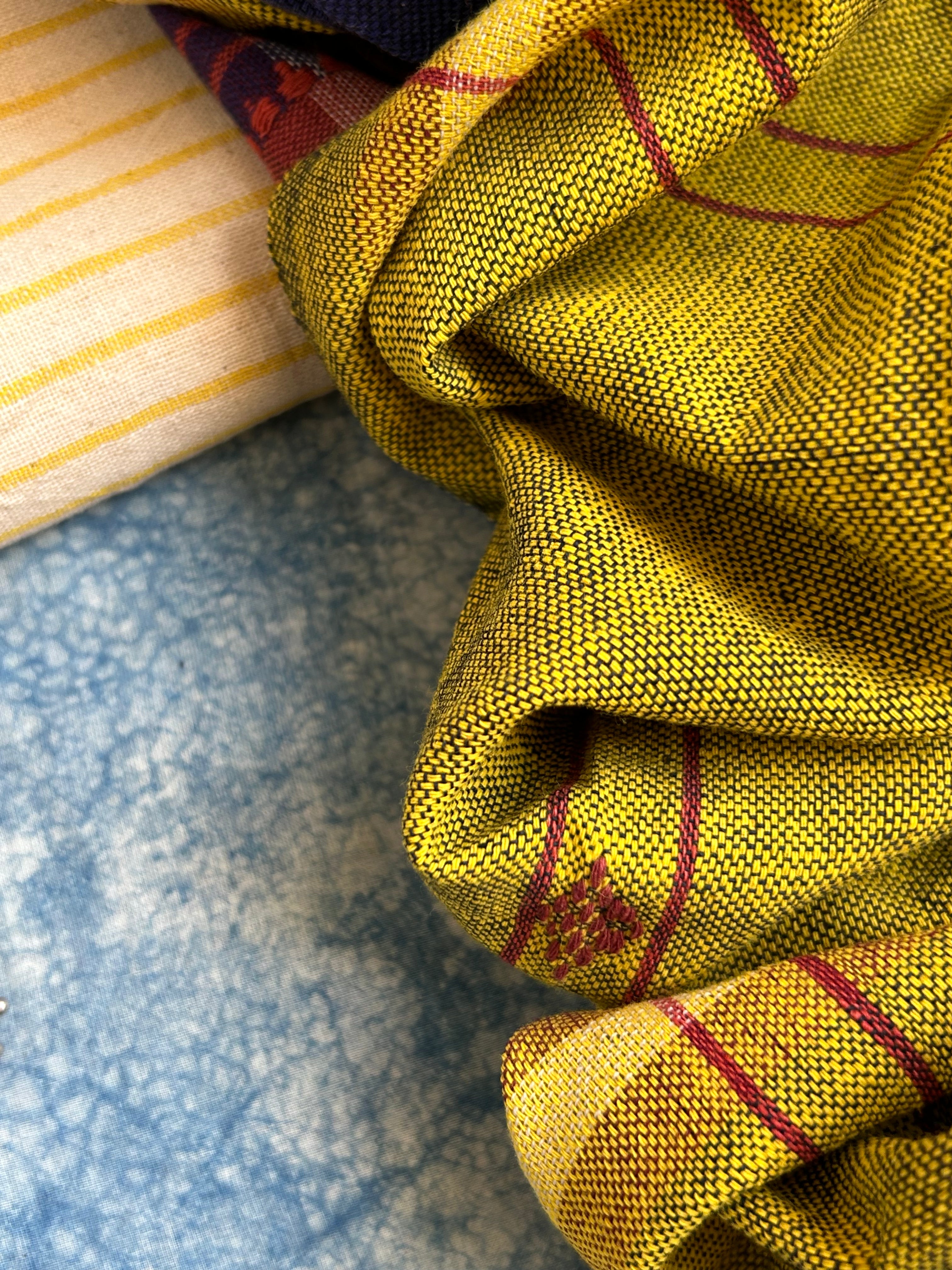 Handspun Handwoven Kotpad Kurta Dupatta Set
