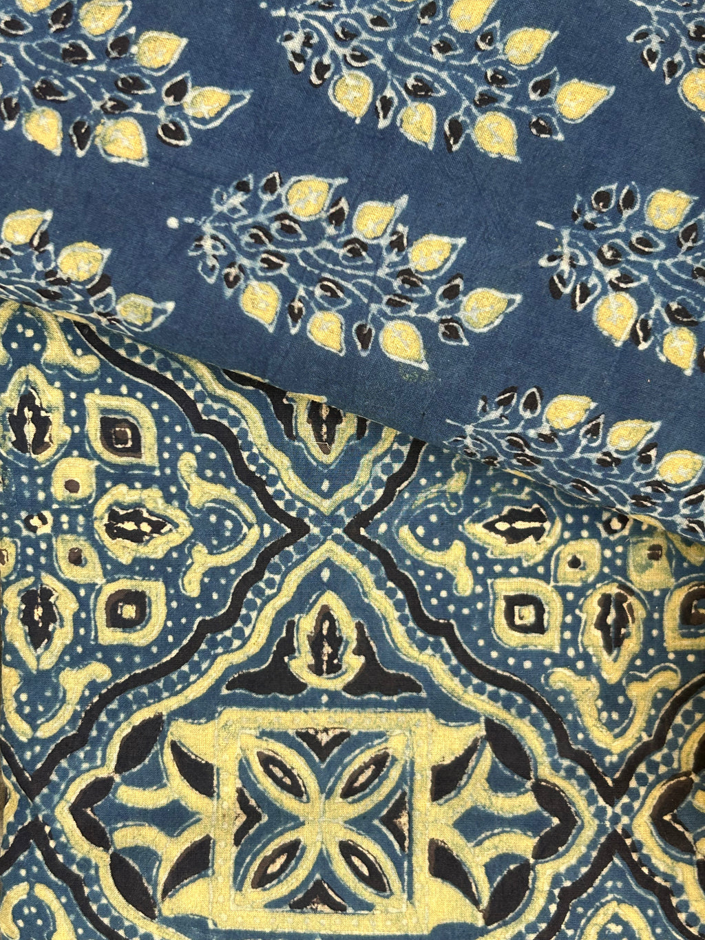 Natural Dyes Handblock Ajrakh Cotton Suit