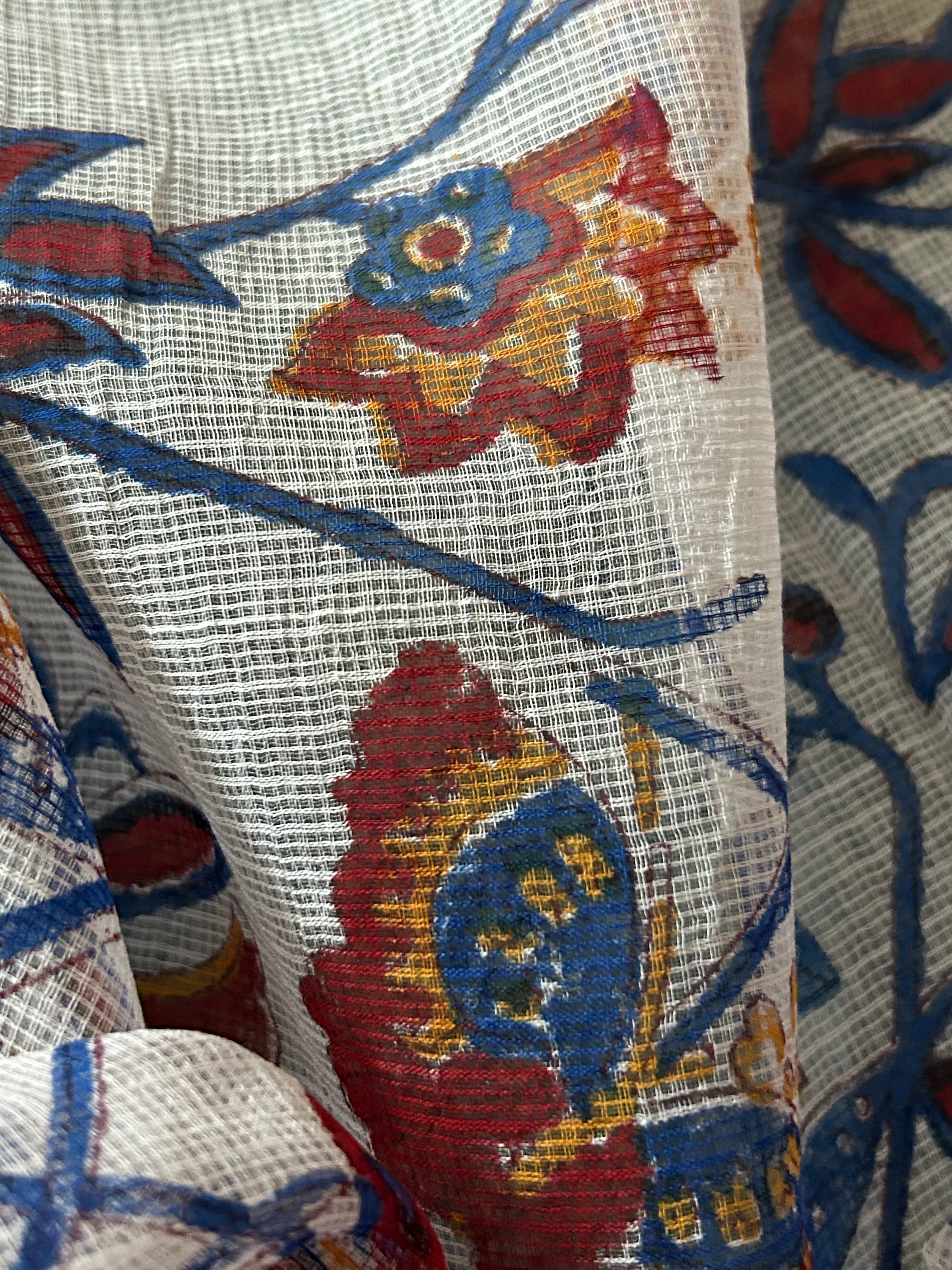 Handcrafted Cotton Kota Dupatta Suit