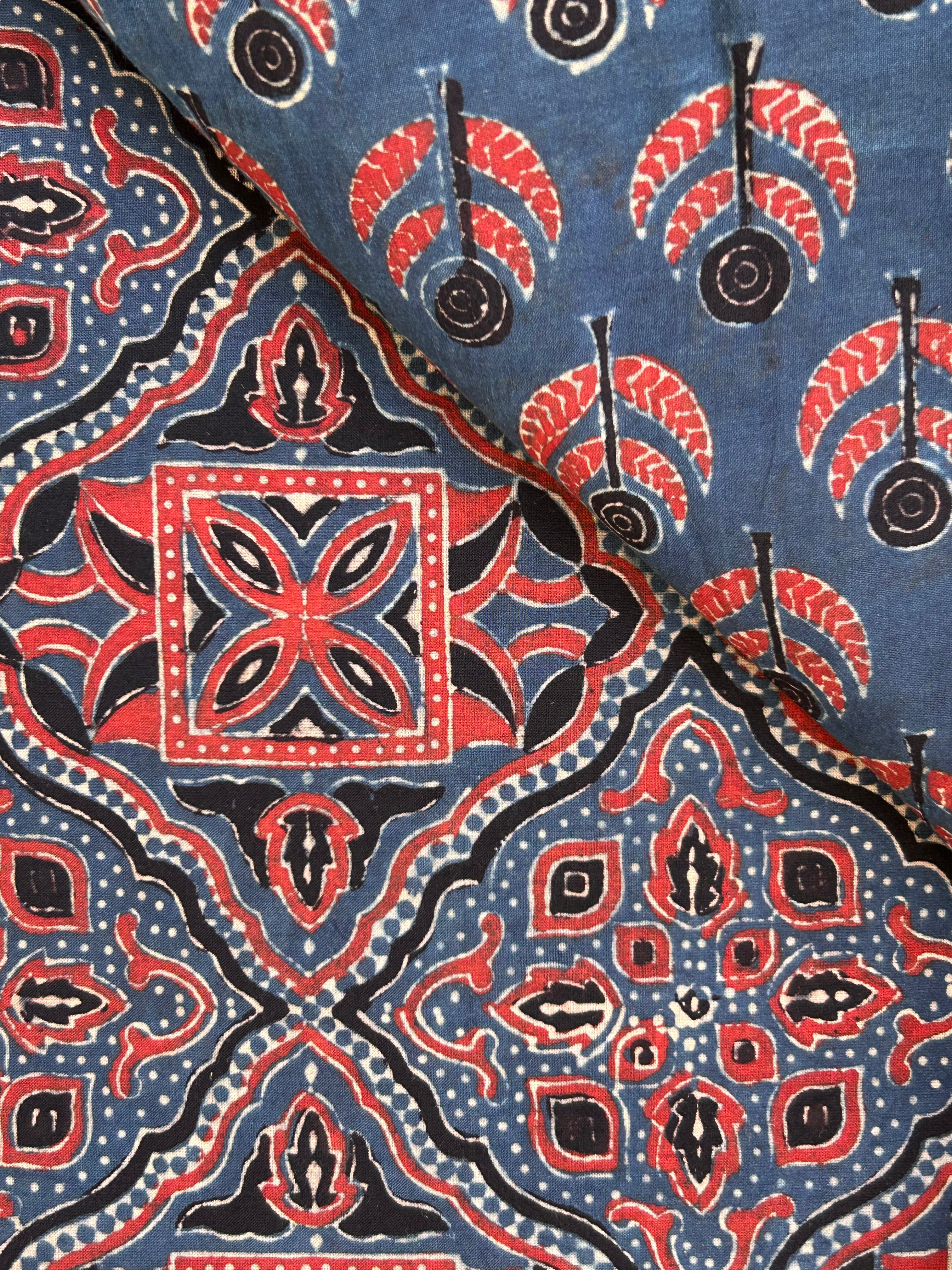 Natural Dyes Handcrafted Ajrakh Kota Suit