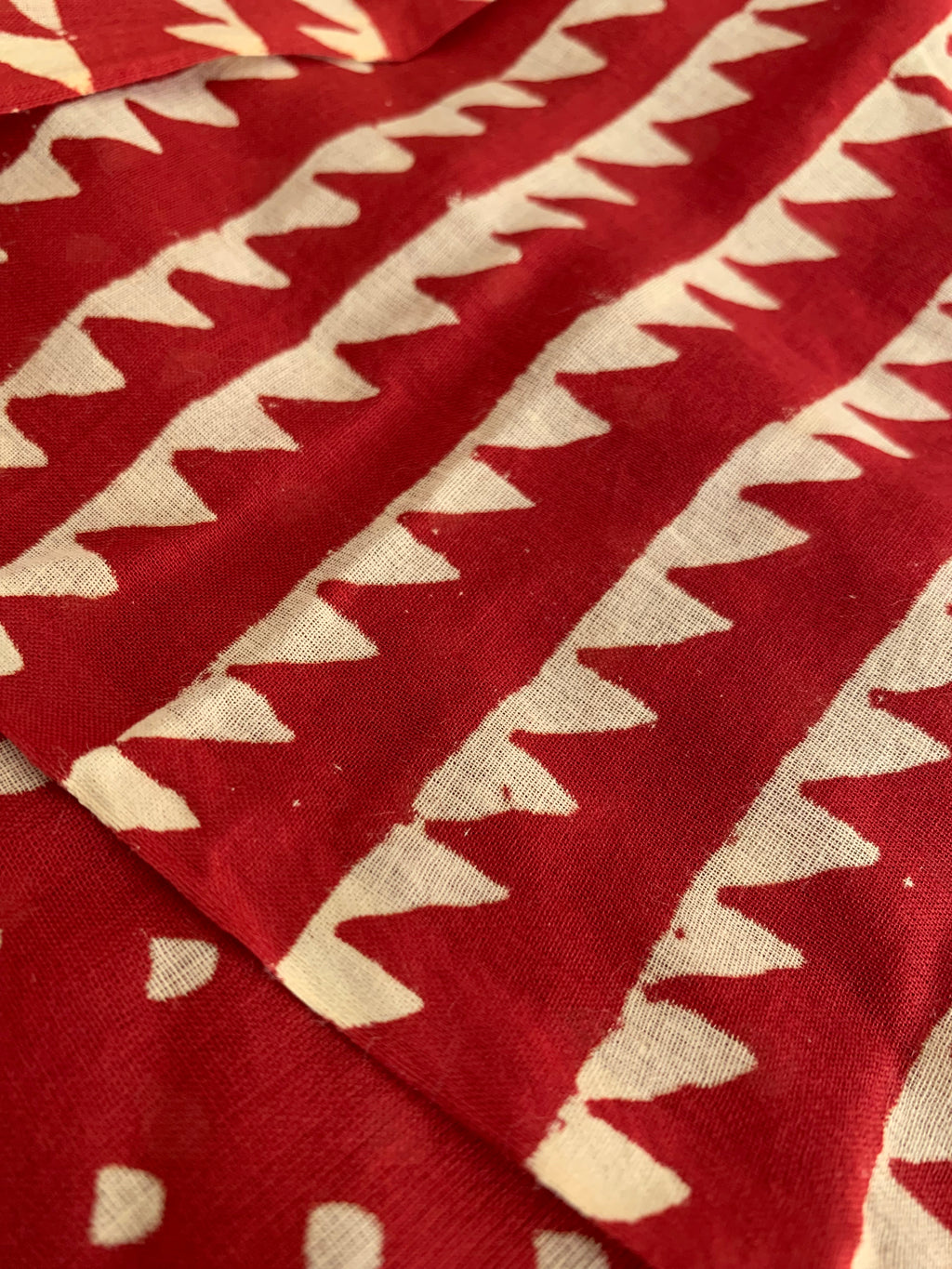 Handblock Printed Mul Cotton Saree