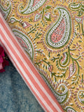 Handblock Cotton Kurta Bottom Set