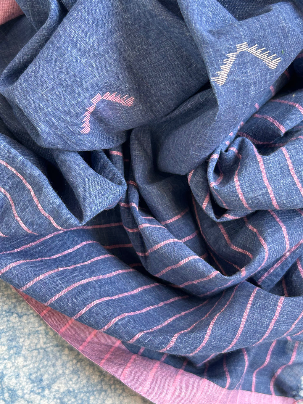Nisha - Handwoven Bengal Jamdani Kurta Dupatta set