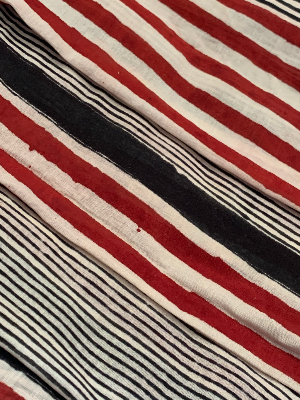 Handblock Printed Mul Cotton Saree