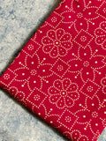 Handcrafted Cotton Fabric 2.5m -Rose Pink