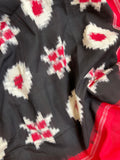 Handwoven Double Ikat Kurta Dupatta Set
