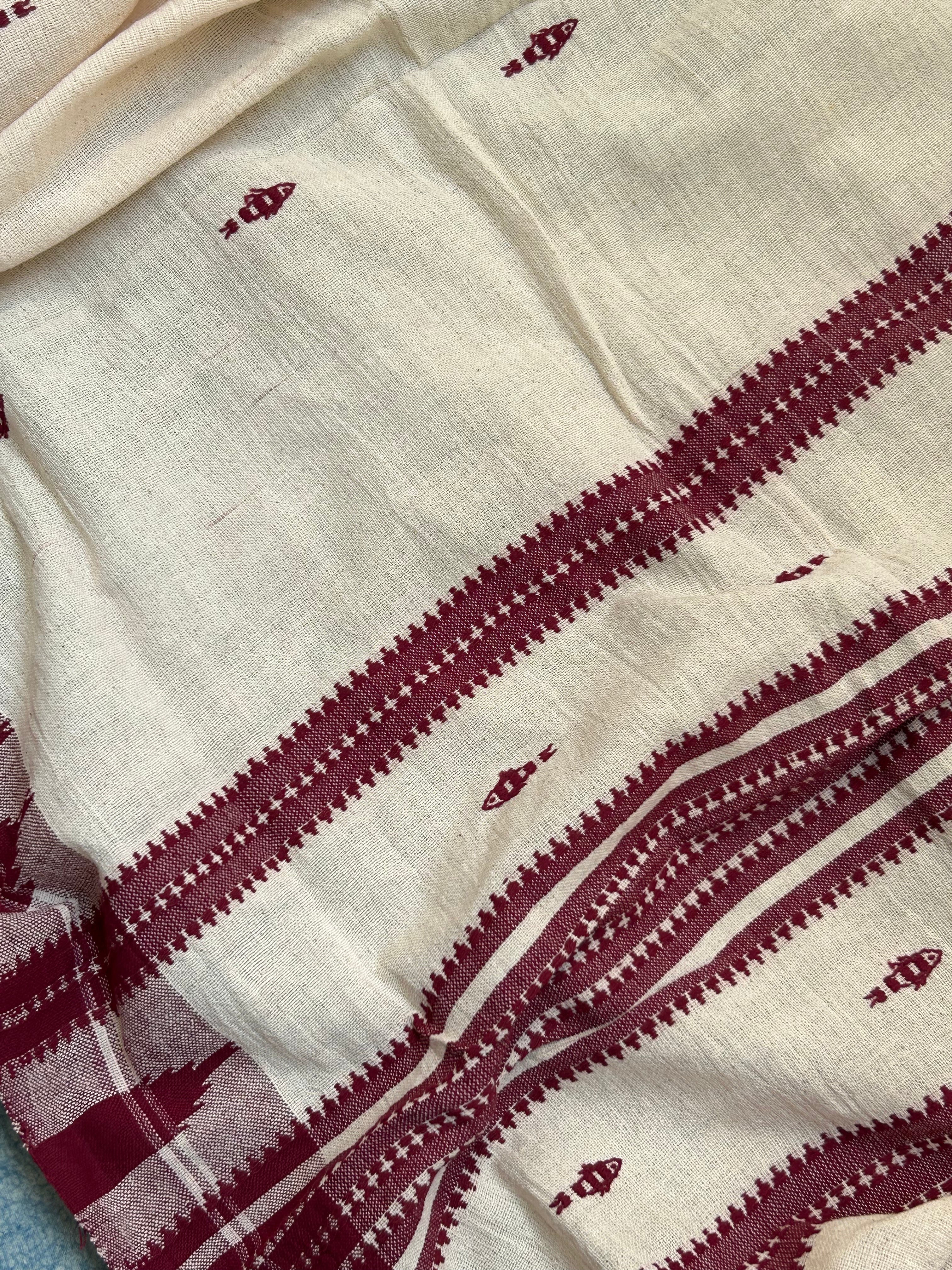Handspun Handwoven Kotpad Kurta Dupatta Set