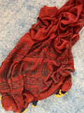 Handblock Ajrakh Kota Dupatta