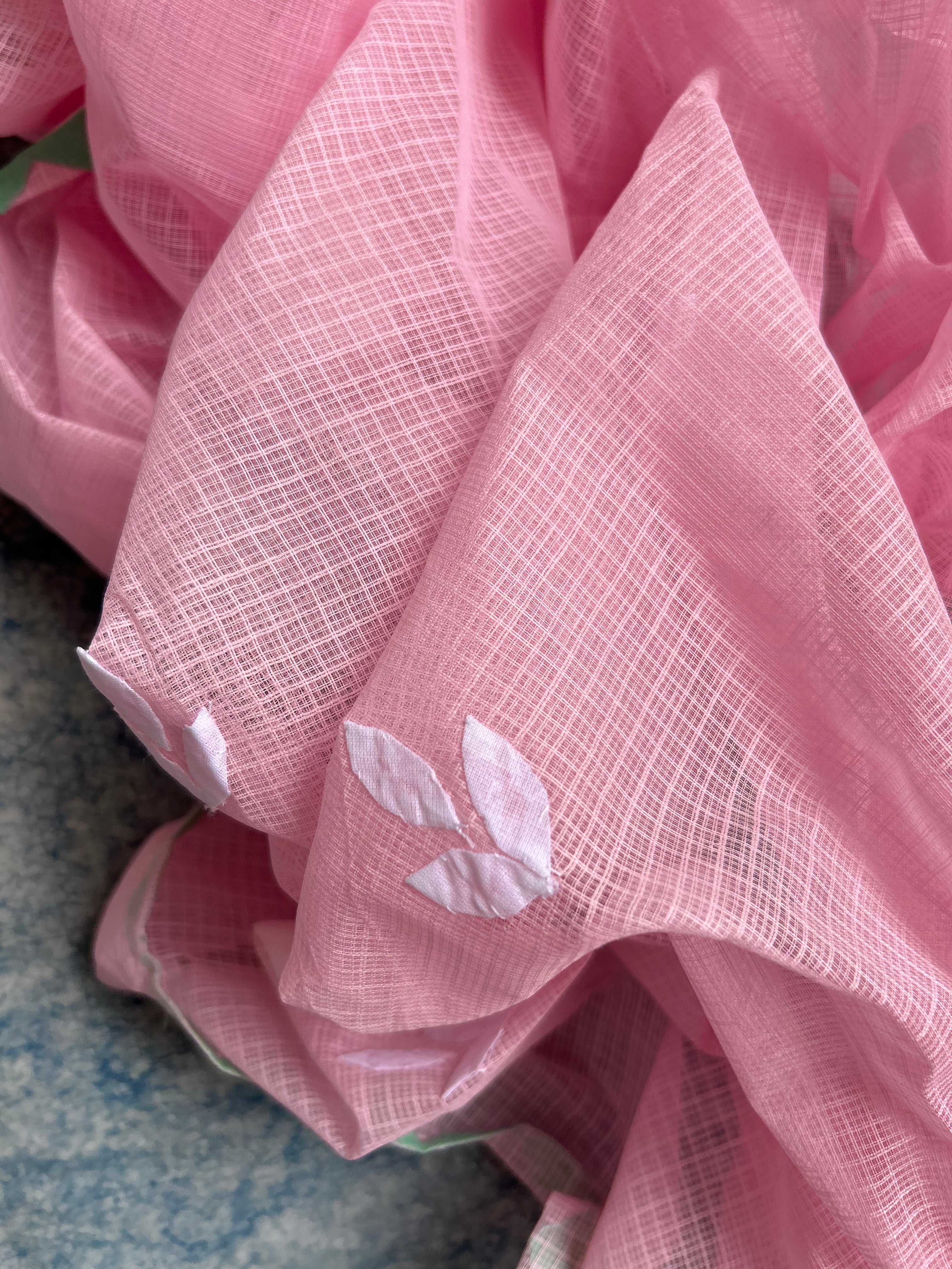 Handblock Handdone Applique Cotton Kota Suit