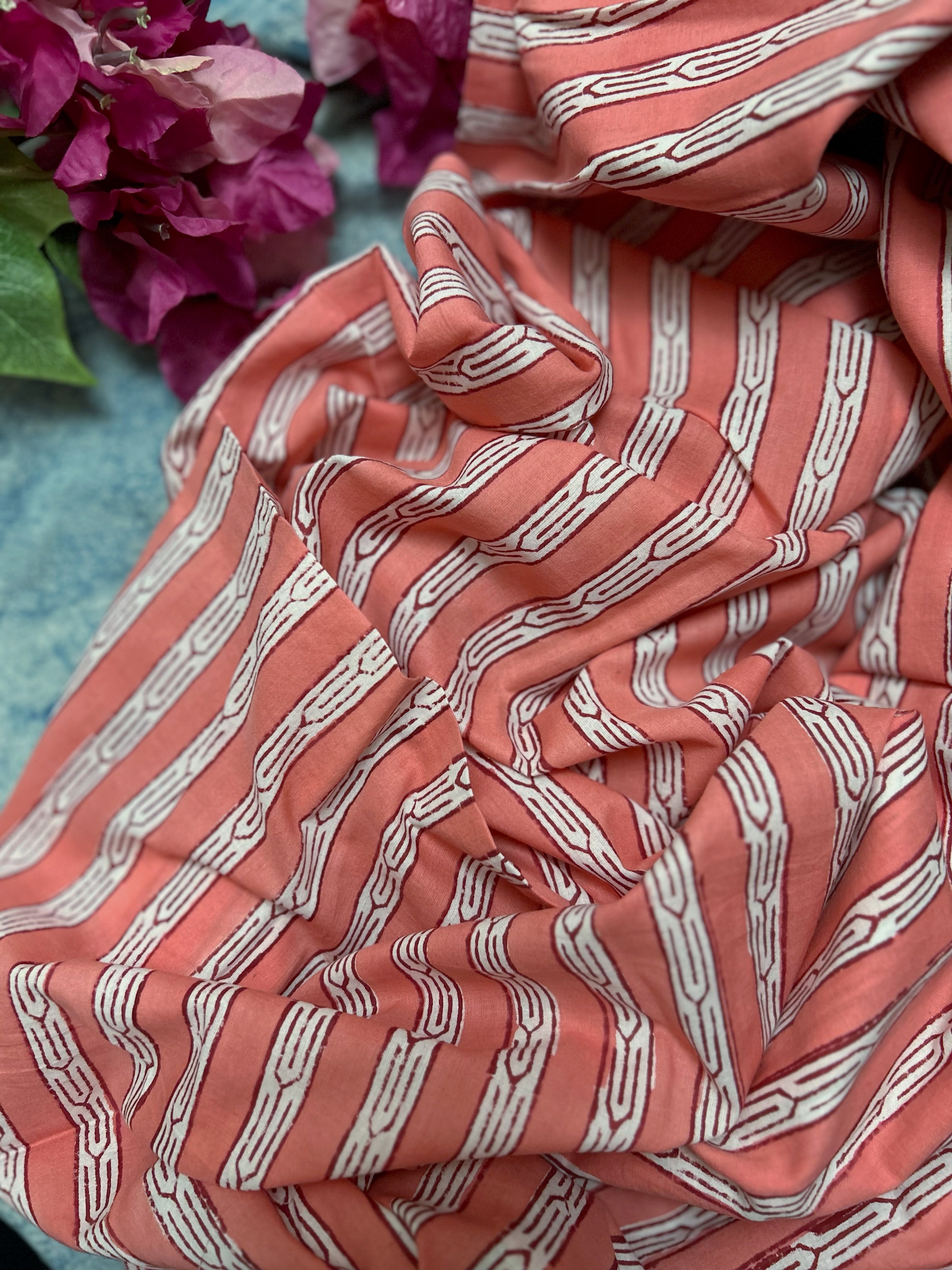 Handcrafted Cotton Fabric 2.5m