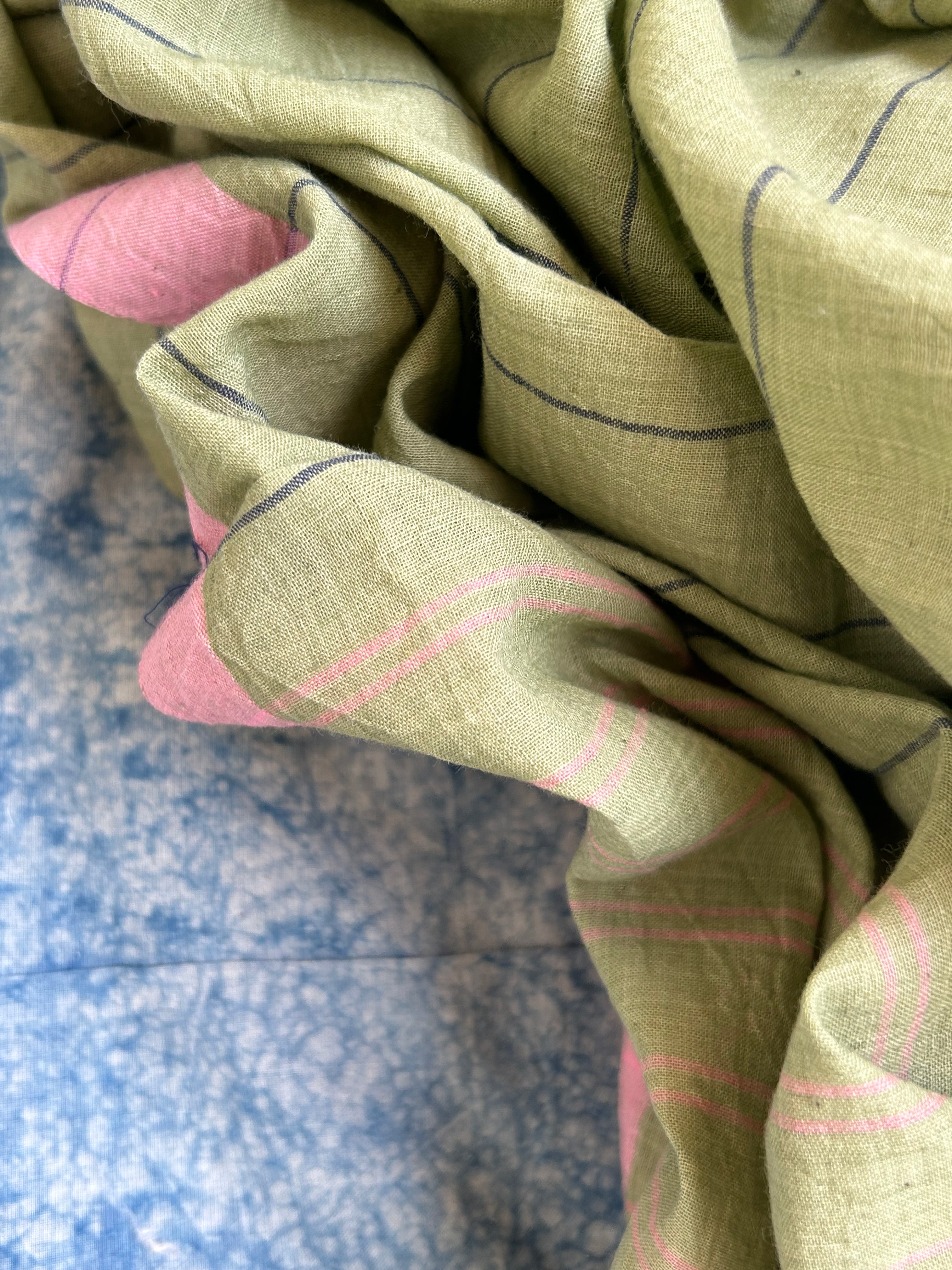 Jade - Handwoven Bengal Jamdani Kurta Dupatta set