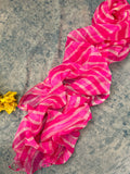Handcrafted Tie-Dye Silk Kota Doria Dupatta