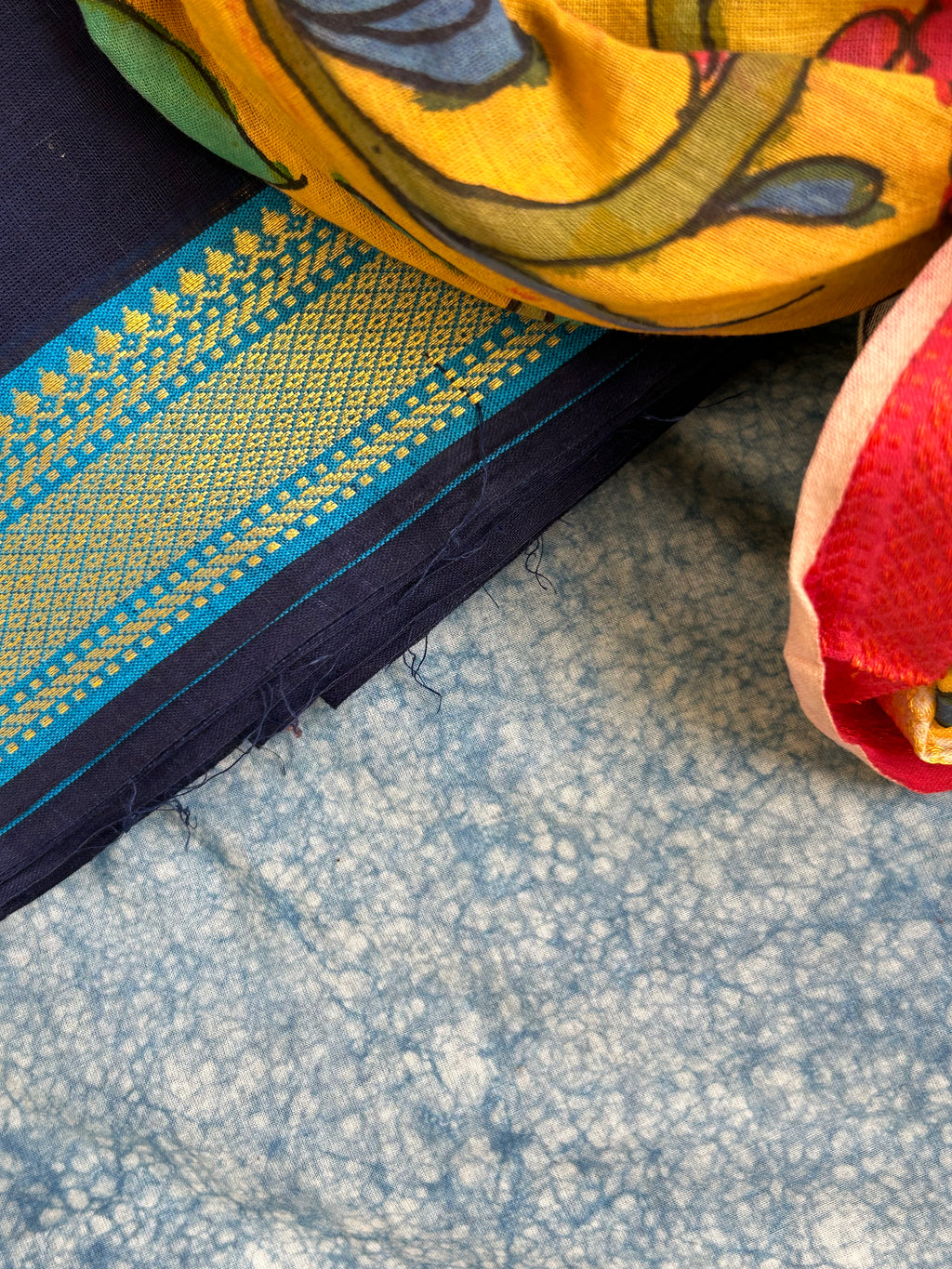 Handwoven Handcrafted Kalamkari Kurta Dupatta Set