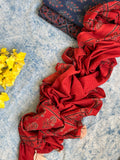 Natural Dyes Handblock Ajrakh Cotton Suit