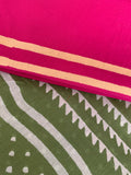 Handblock Printed Mul Cotton Saree