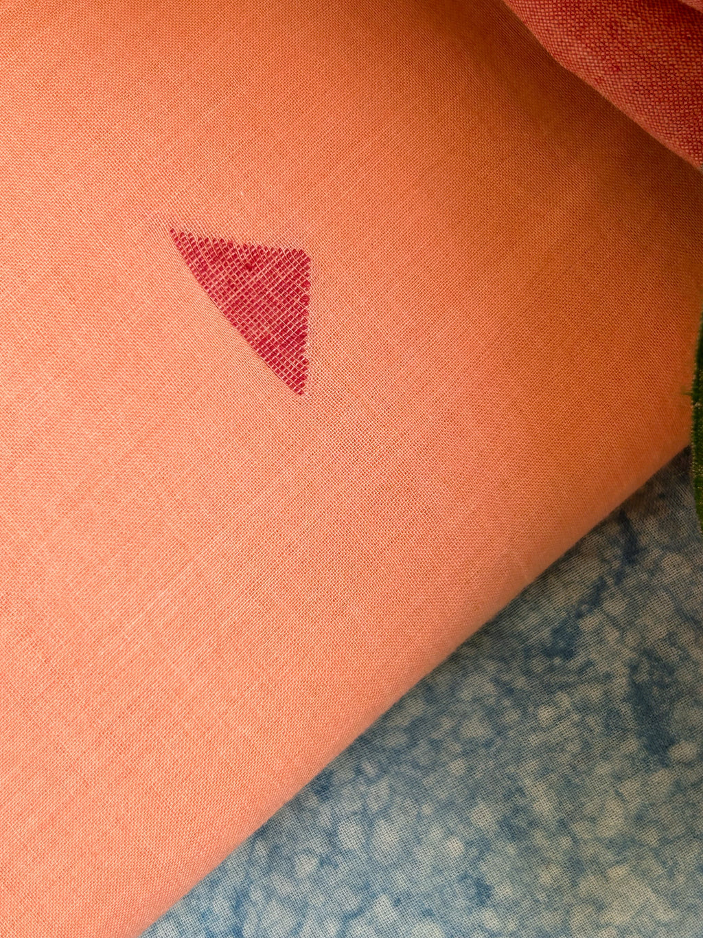 A Peachy Affair - Handwoven Bengal Jamdani Kurta Dupatta set