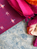 Handwoven Double Ikat Kurta Dupatta Set