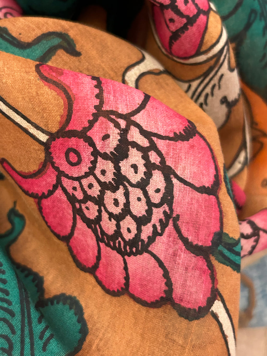 Handwoven Handcrafted Kalamkari Kurta Dupatta Set