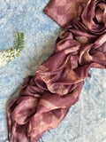 Handwoven & Handmade Tussar Shibori Kurta Dupatta Set