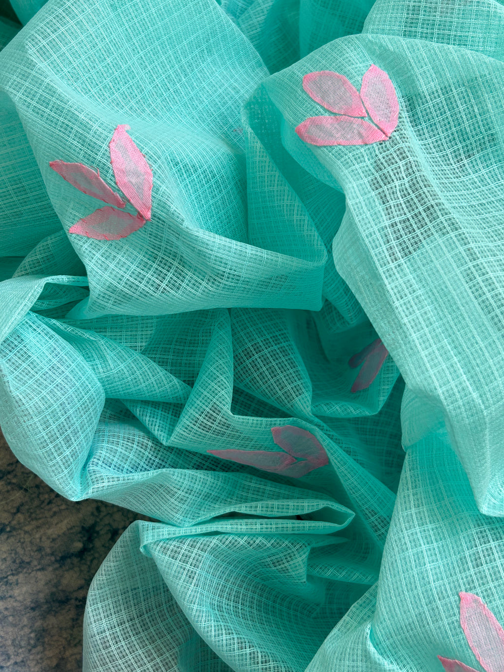 Handblock Handdone Applique Cotton Kota Suit