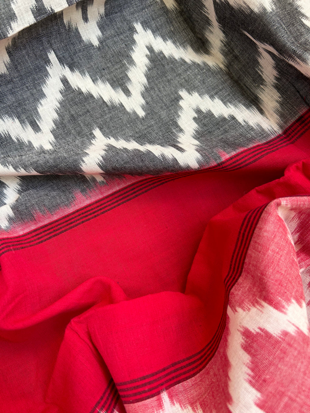 Handwoven Double Ikat Kurta Dupatta Set