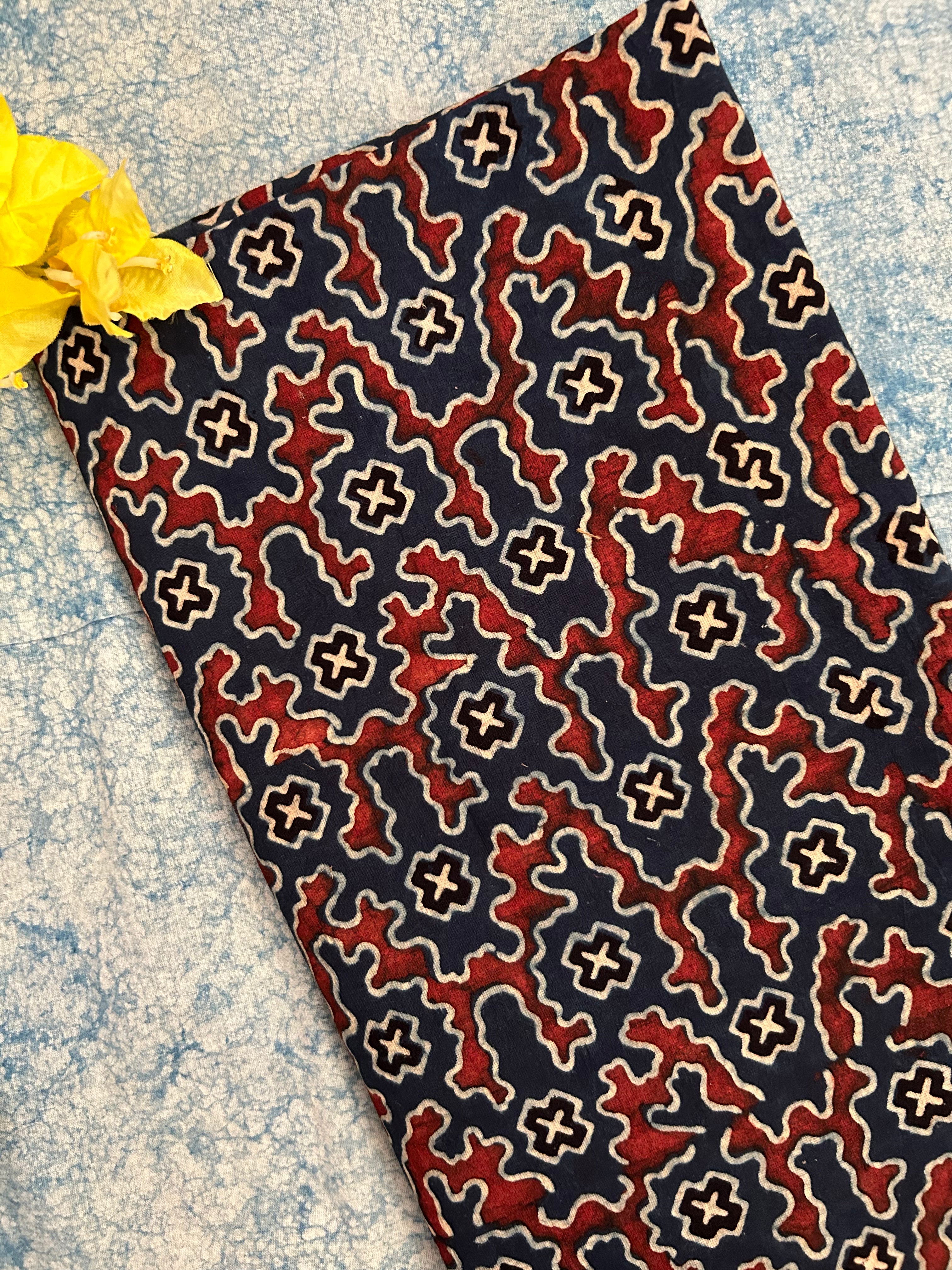 Handcrafted Cotton Fabric 2.5m - Indigo