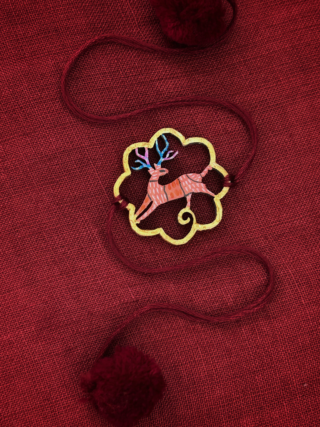Handpainted Gond Art Rakhi