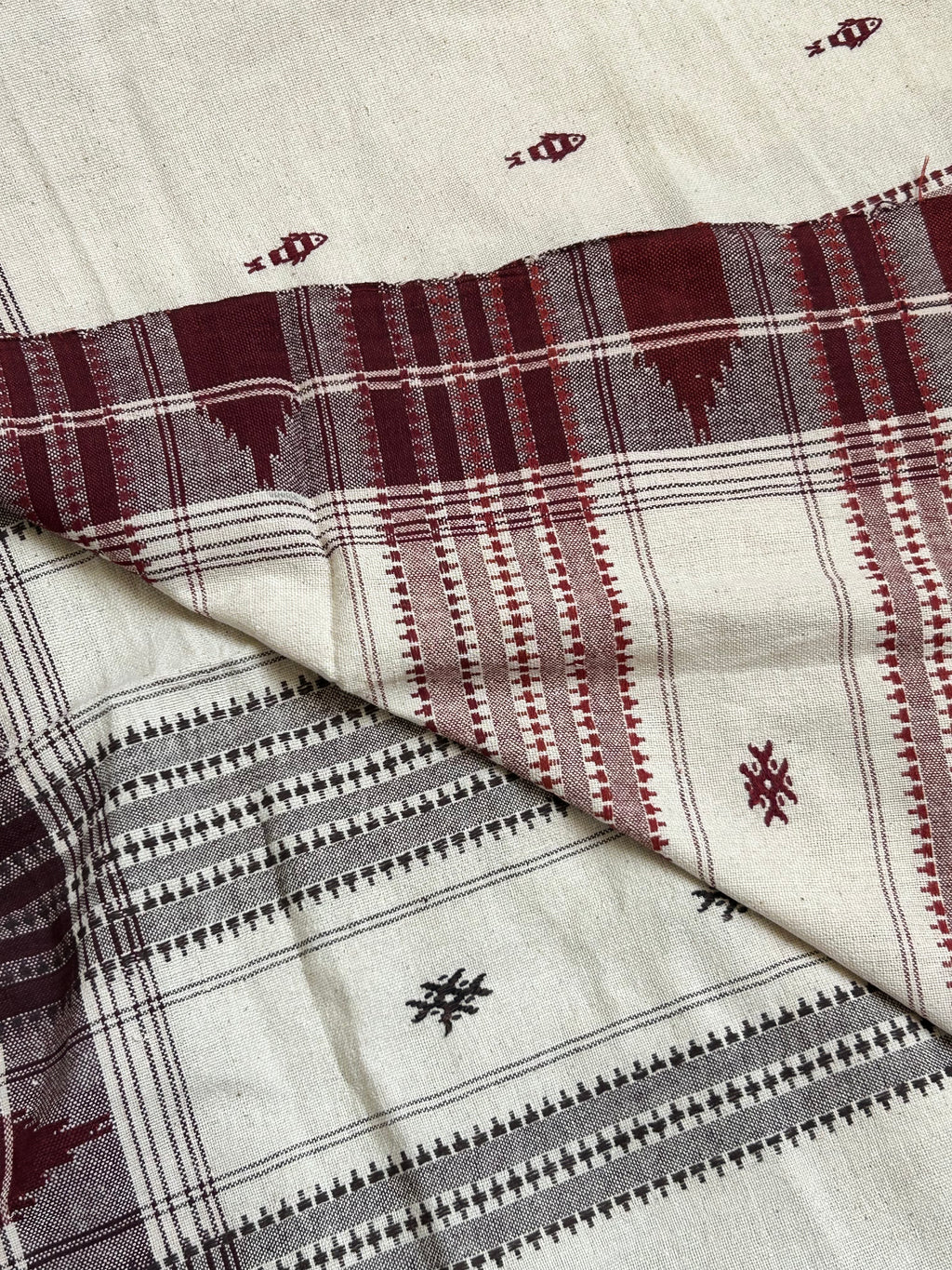 Handspun Handwoven Kotpad Kurta Dupatta Set