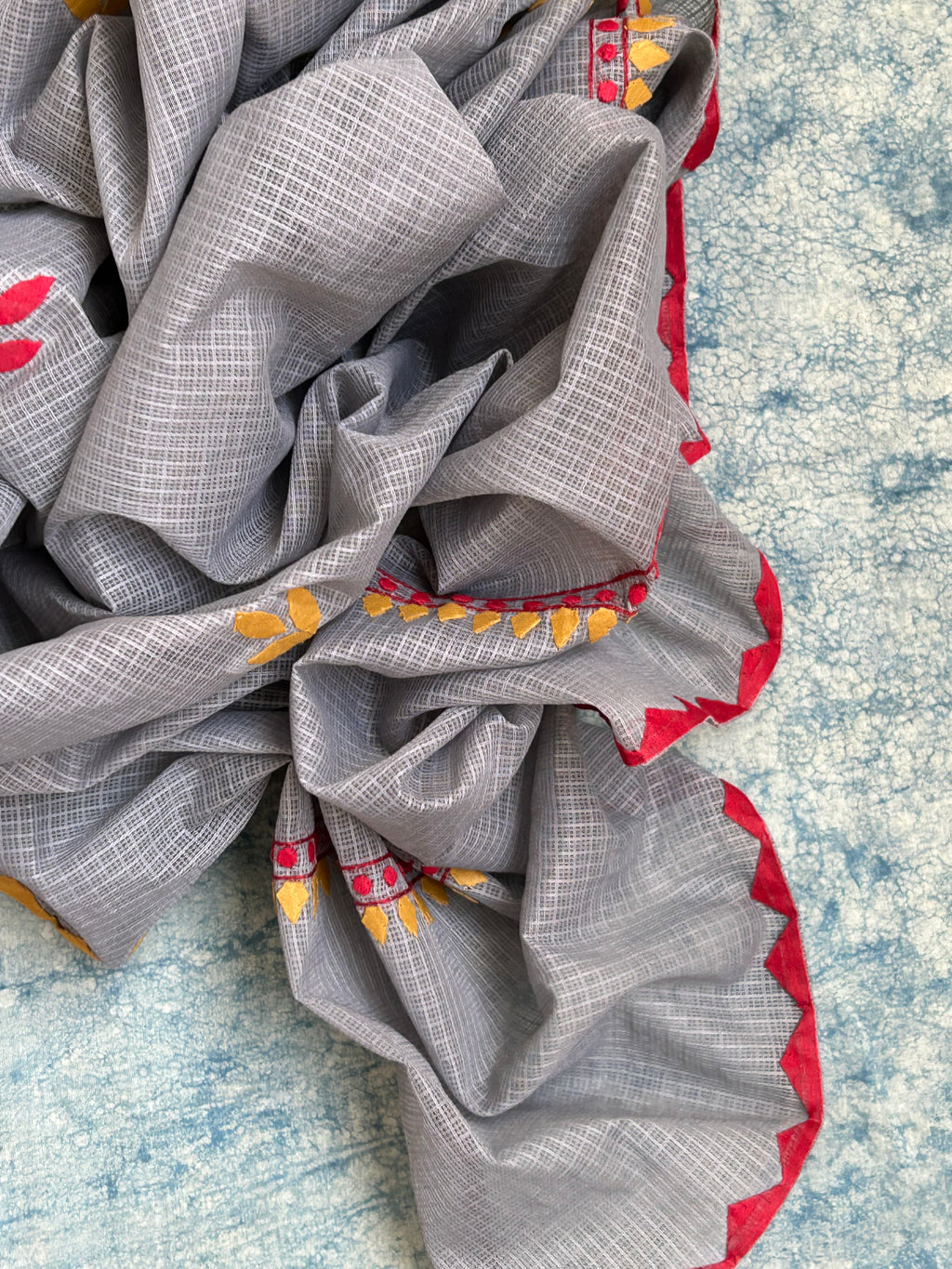 Handblock Handdone Applique Cotton Kota Suit