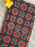 Natural Dyes Handblock Ajrakh Cotton Kurta 2.5m