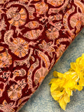 Pedana Hand Block Printed Kalamkari Natural Dyed Cotton