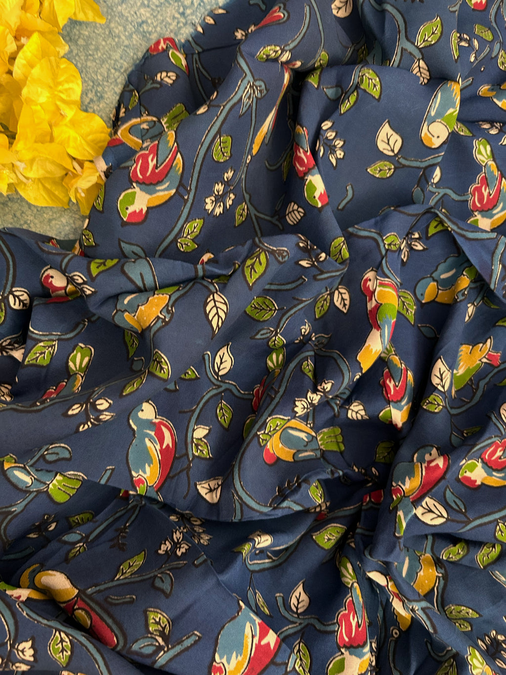 Handcrafted Cotton Fabric 2.5m - Indigo