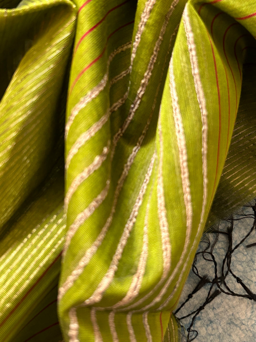 Handwoven Maheshwari Kurta Dupatta Set