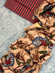 Handwoven Handcrafted Kalamkari Kurta Dupatta Set