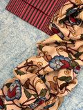 Handwoven Handcrafted Kalamkari Kurta Dupatta Set