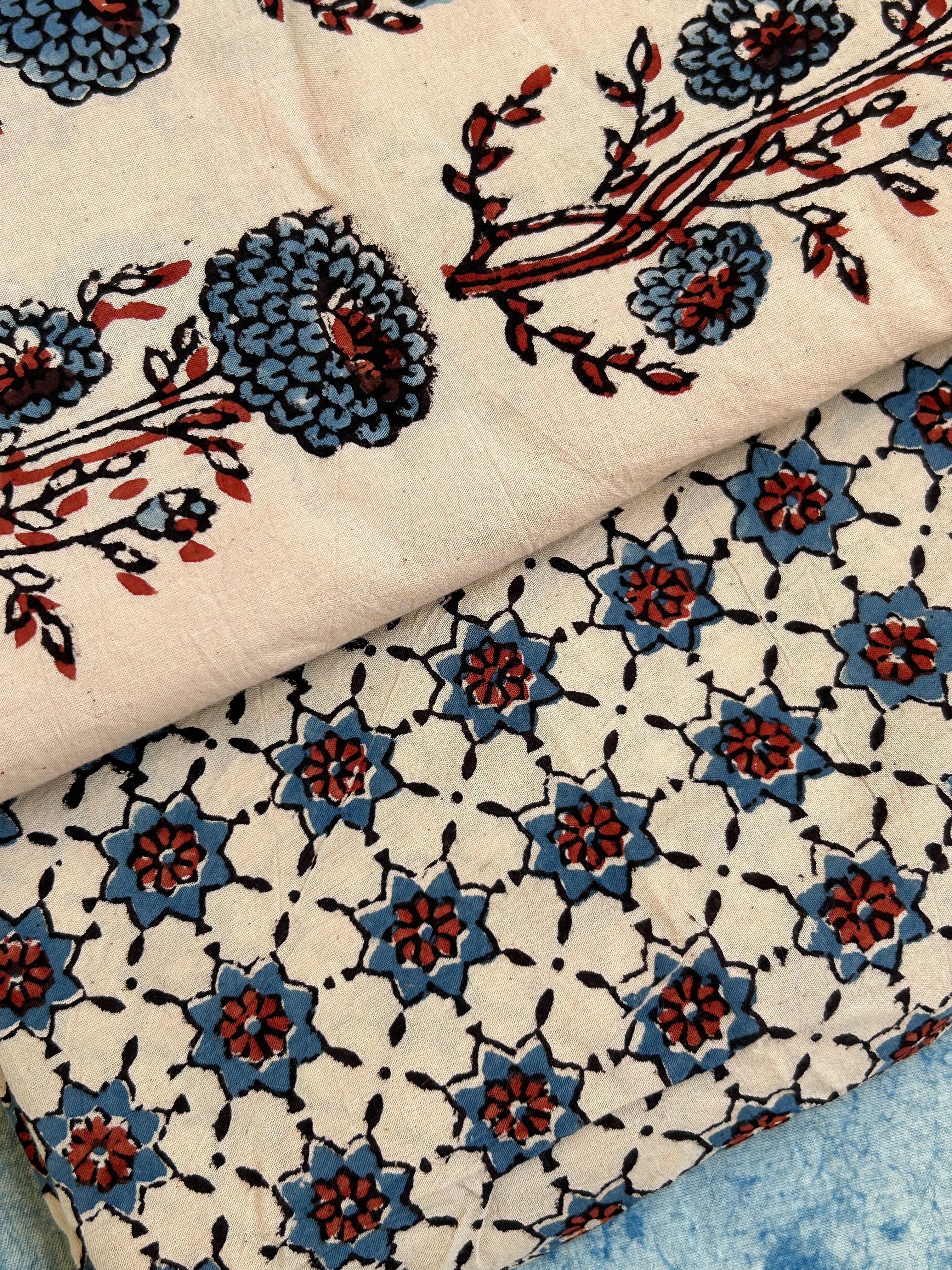 Natural Dyes Handcrafted Ajrakh Kota Suit